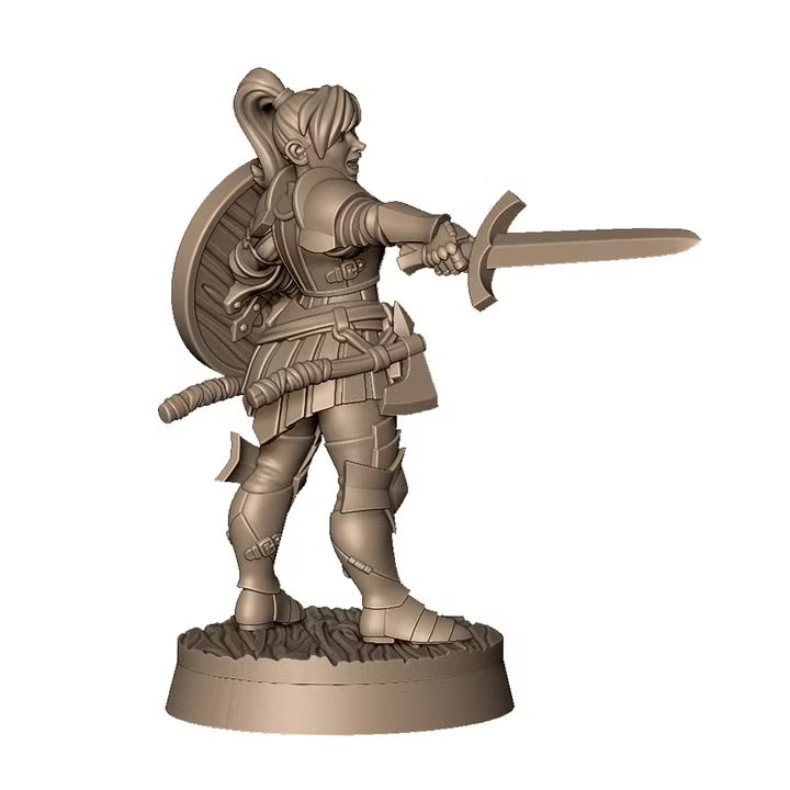 Angela the knight by Menagerie Miniature