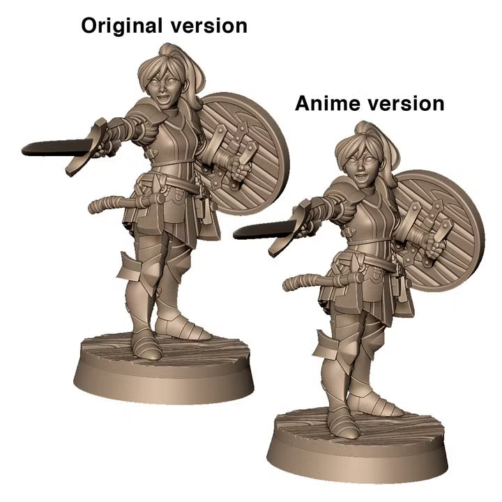 Angela the knight by Menagerie Miniature