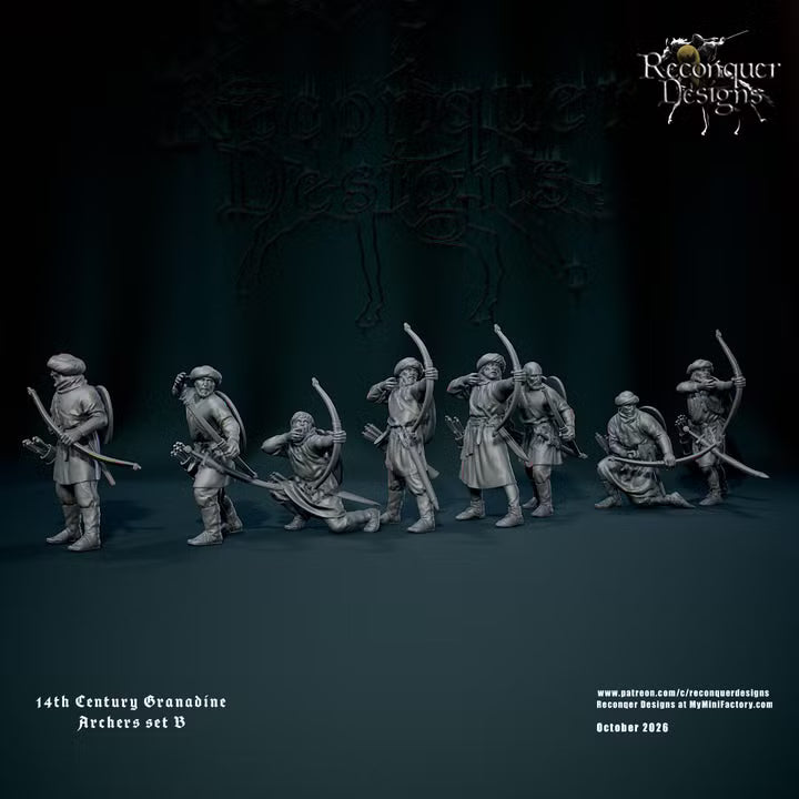 14th century Grenadine Archers set A
