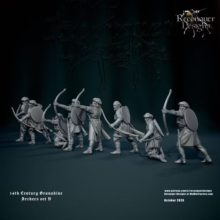 14th century Grenadine Archers set A