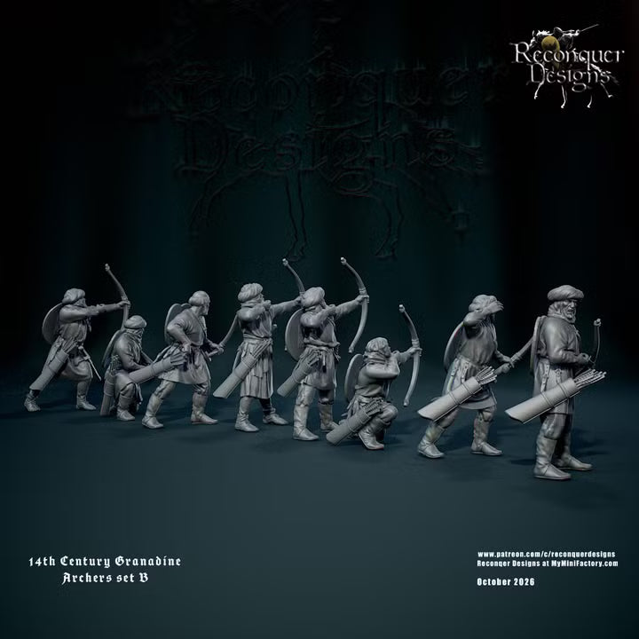 14th century Grenadine Archers set A