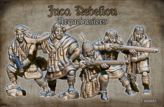 Inca Arquebusiers by Red Copper Miniatures