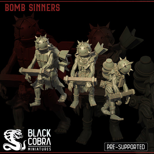 Bomb Sinners by Black Cobra Miniatures