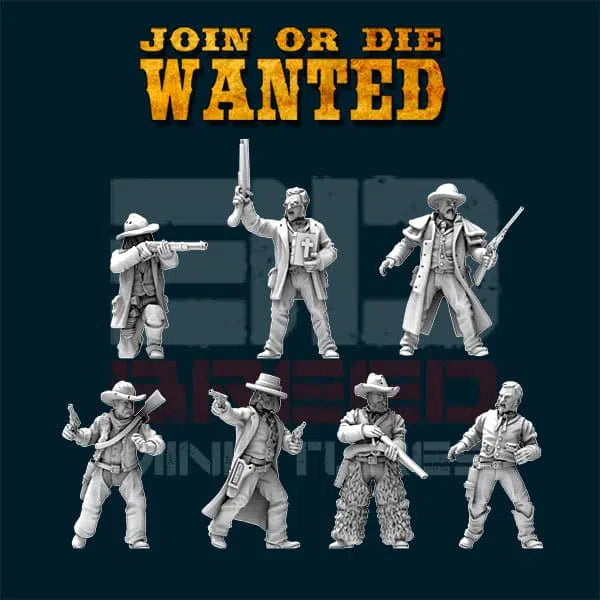 Bounty Hunters by 3d Breed Miniatures