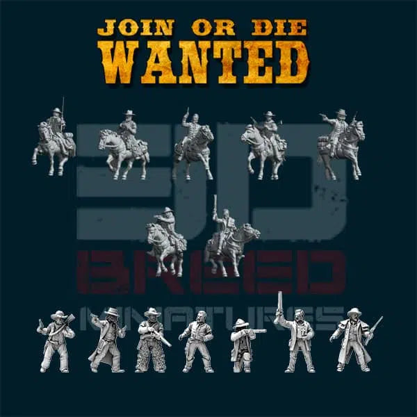 Bounty Hunters Pack by 3d Breed Miniatures