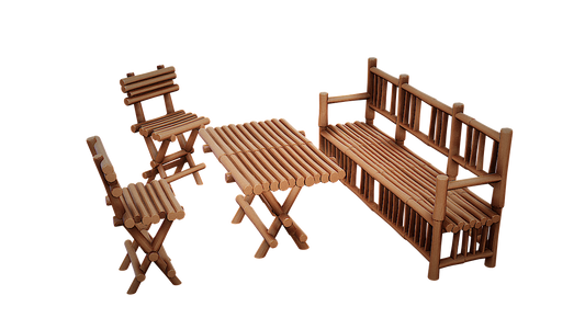 Japanese Bamboo Garden Furniture by Key Capas