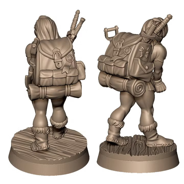 Barkadakka the orc maiden by Menagerie Miniature