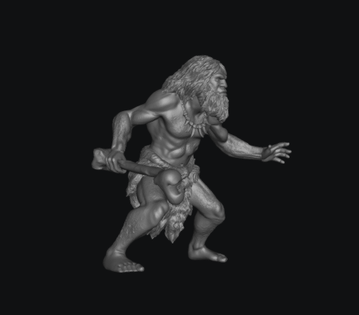 Bone Club Warrior by Ikarus Forge