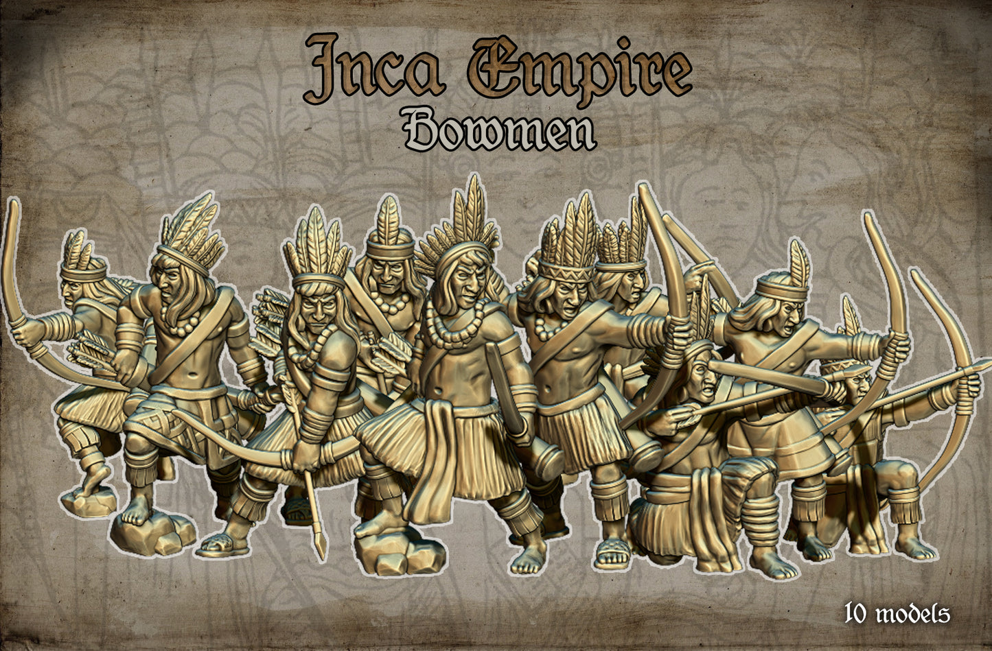 Inca Bowmen by Red Copper Miniatures