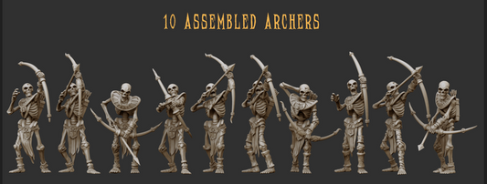 Skeleton Archers by Crab Miniatures