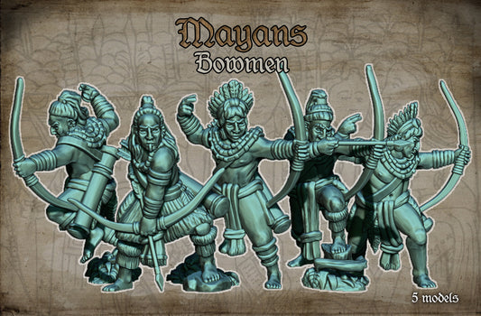 Mayan Bowmen by Red Copper Miniatures