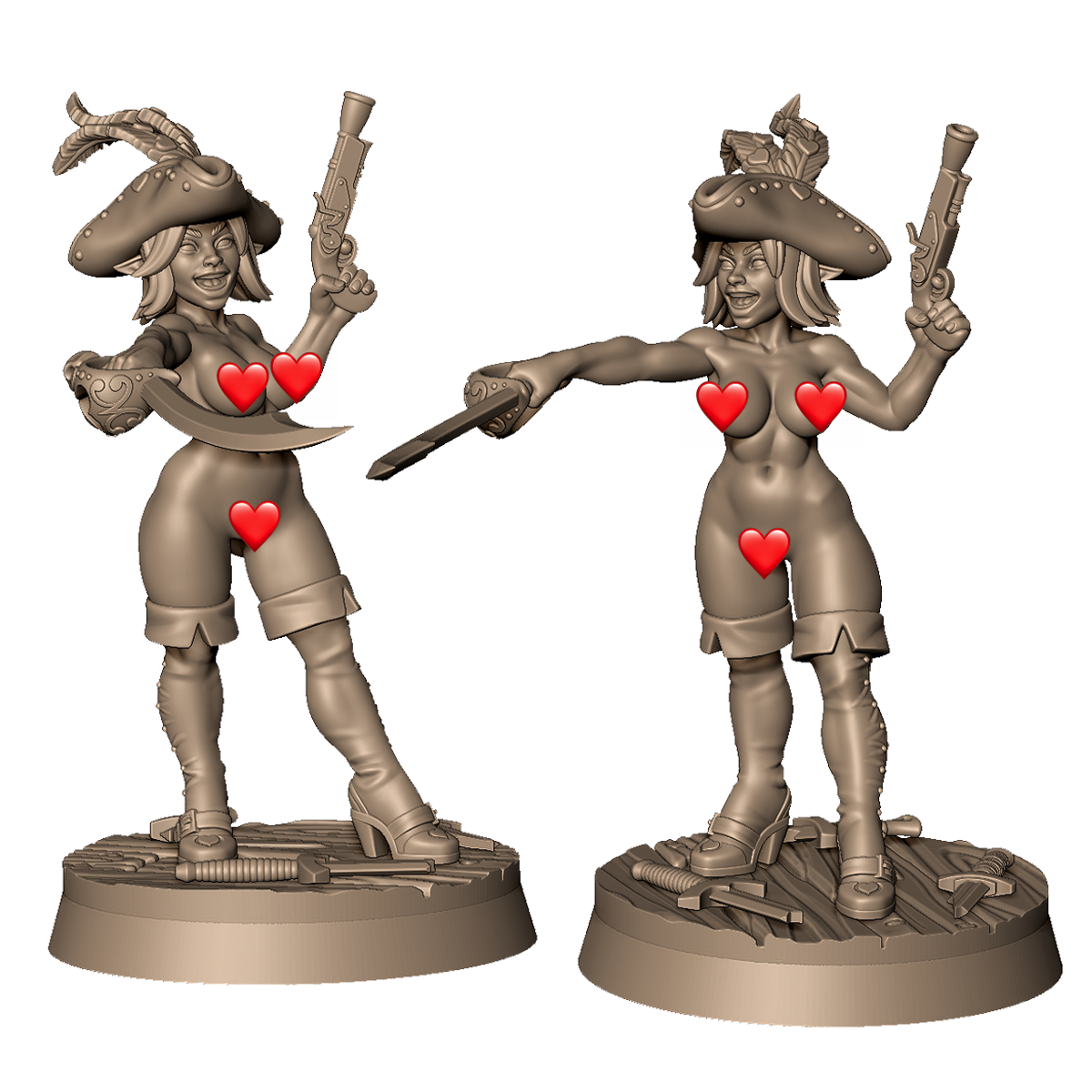 Captain Loveheart by Menagerie Miniature