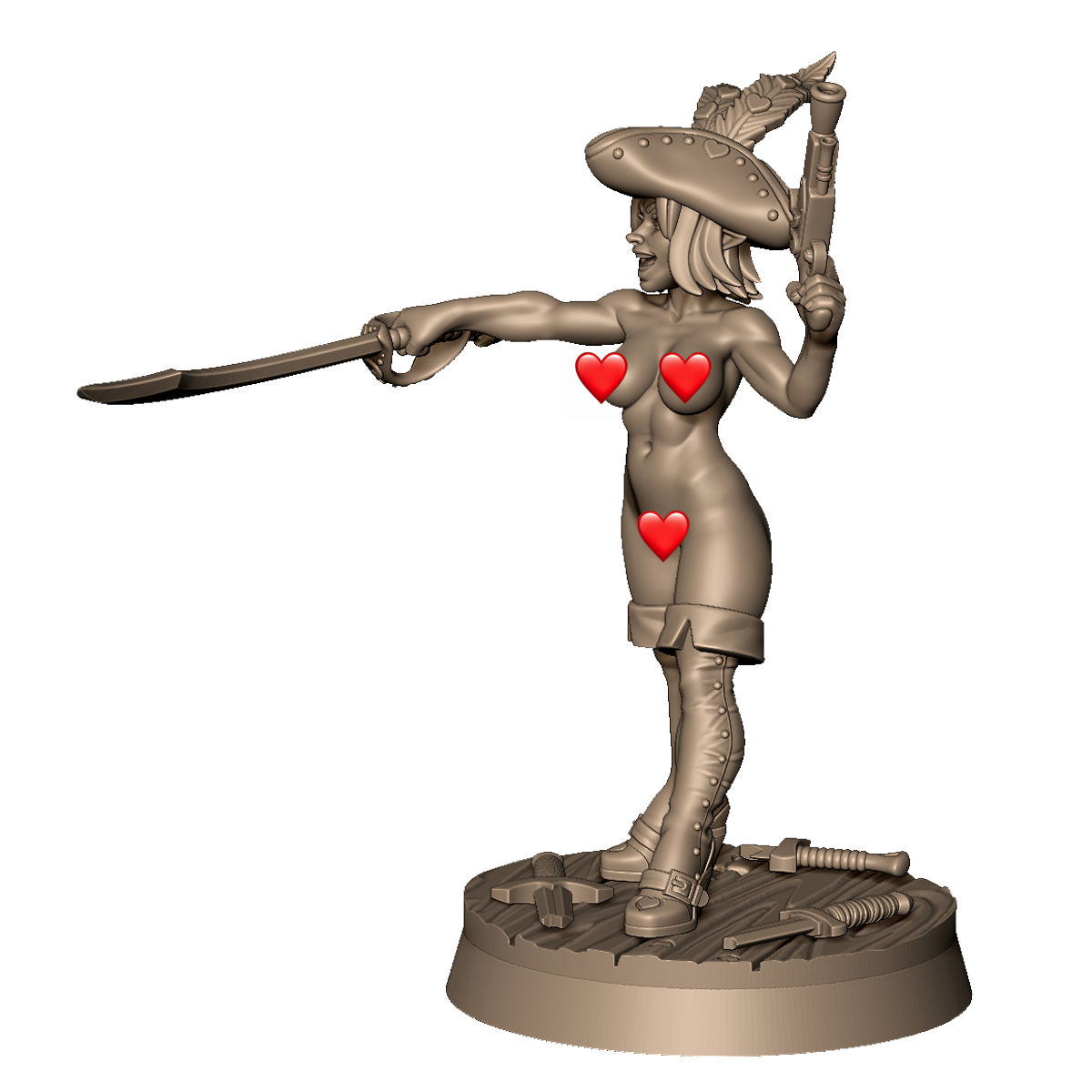 Captain Loveheart by Menagerie Miniature