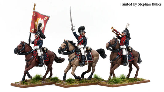 Württemberg Chevaulegers Command by Piano Wargames