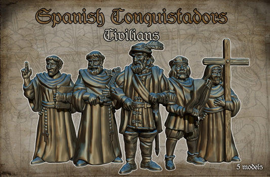 Spanish Civilians by Red Copper Miniatures