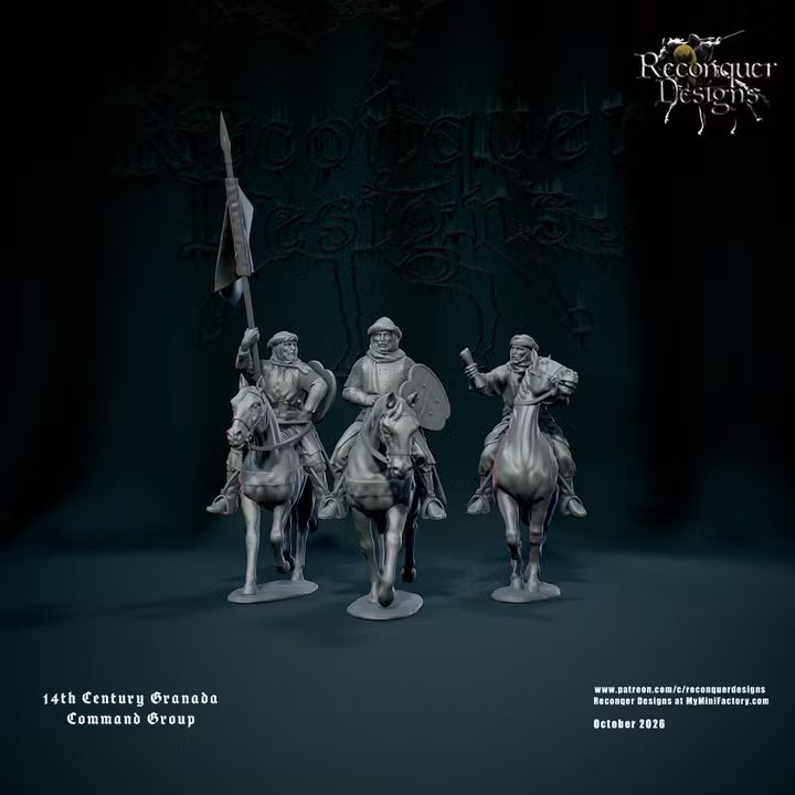 Mounted 14th century Granada Command by Reconquer Designs