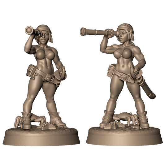 Ship Crew with Spyglass by Menagerie Miniature