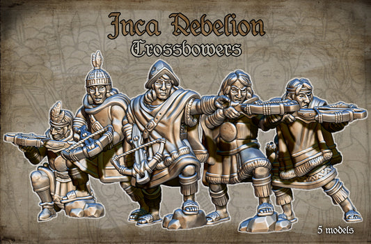 Inca Crossbowmens by Red Copper Miniatures