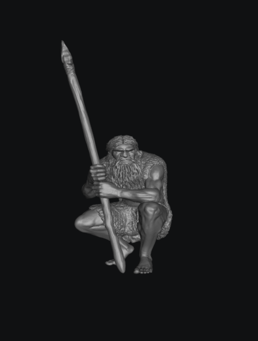 Crouching Warrior by Ikarus Forge