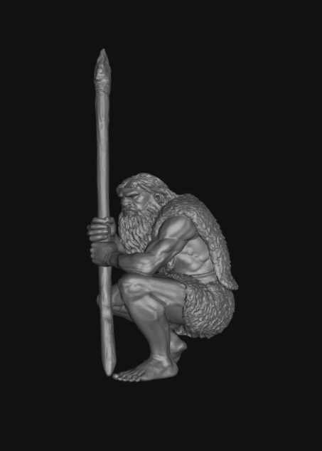 Crouching Warrior by Ikarus Forge