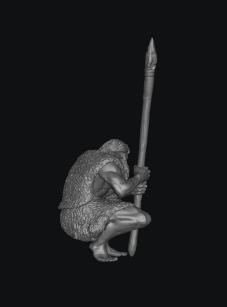 Crouching Warrior by Ikarus Forge