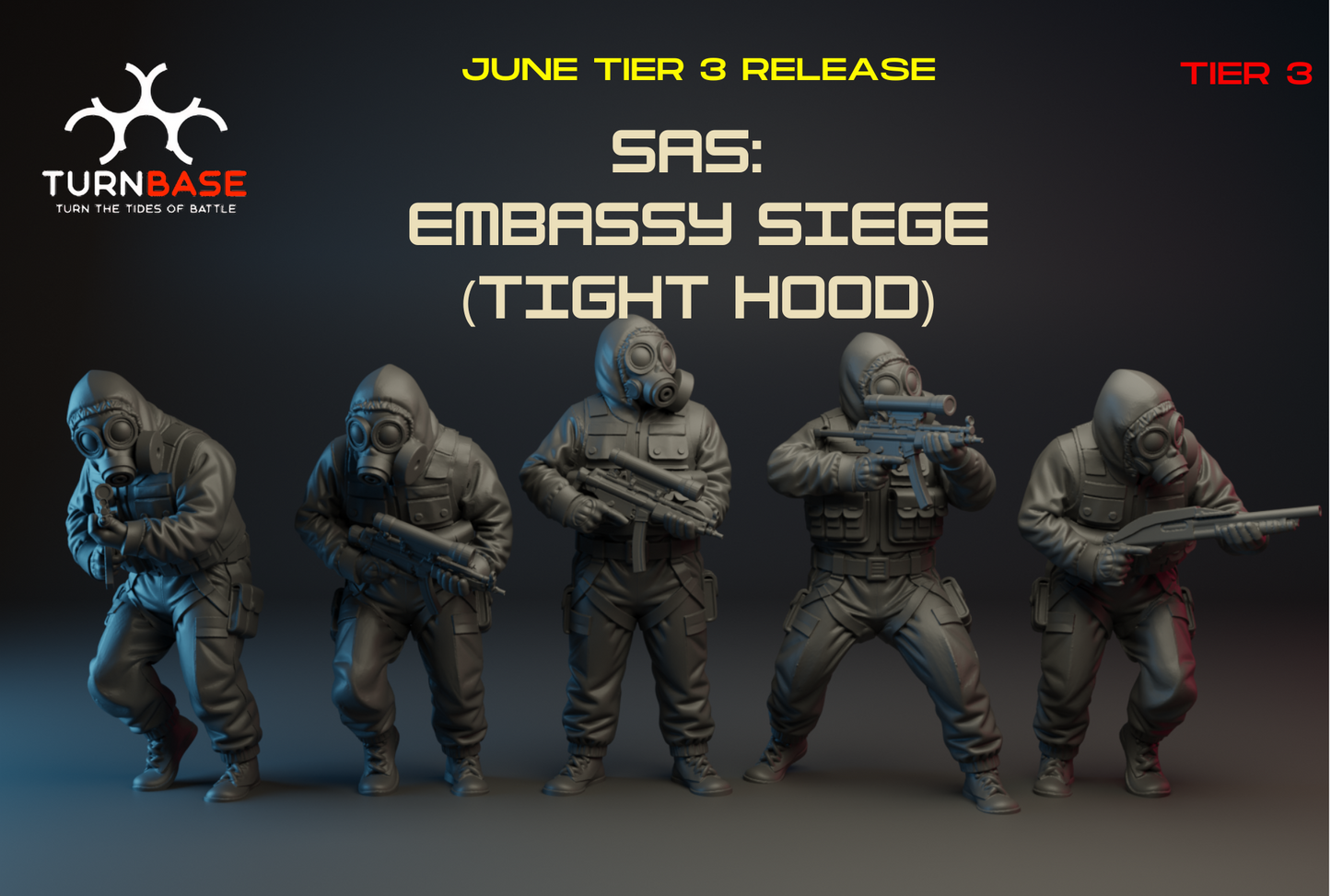 SAS Embassy Siege by Turn BaseMiniatures