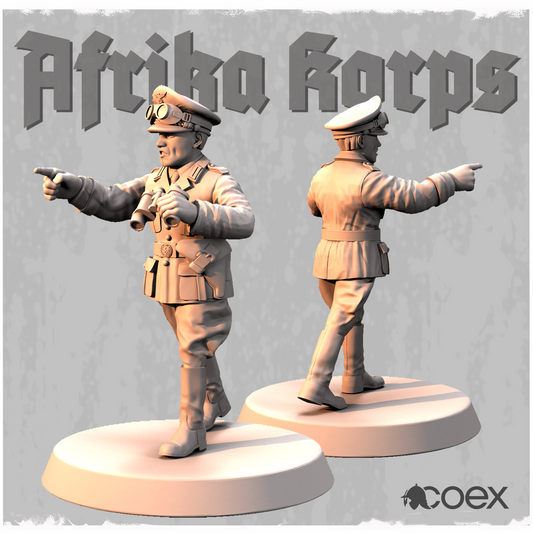 Afrika Korps Officer 2 by Idawoj