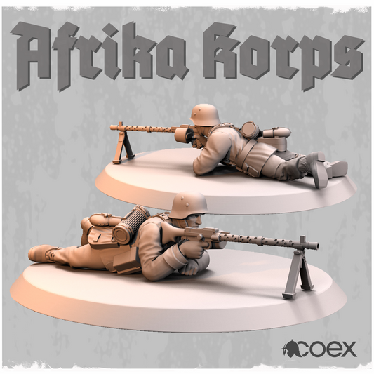 Afrika Korps MG-34 LMG Gunner 1 by Idawoj