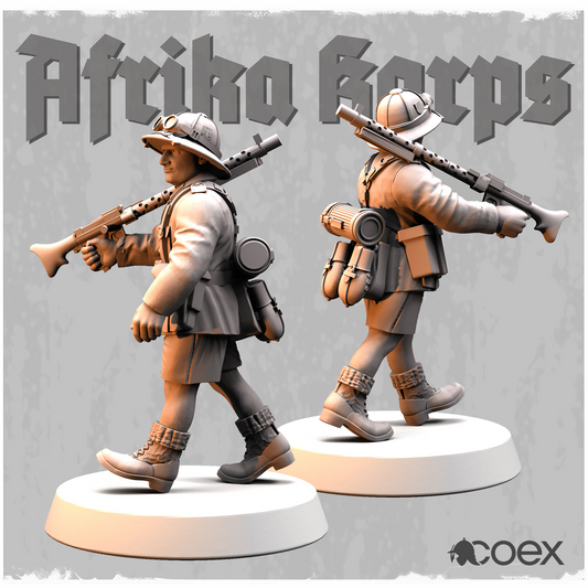 Afrika Korps MG-34 LMG Gunner 3 by Idawoj