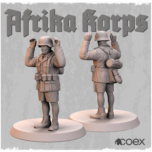 Afrika Korps Soldier Surrendering by Idawoj