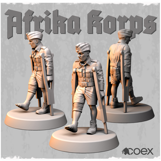 Afrika Korps Wounded Soldier 1 by Idawoj