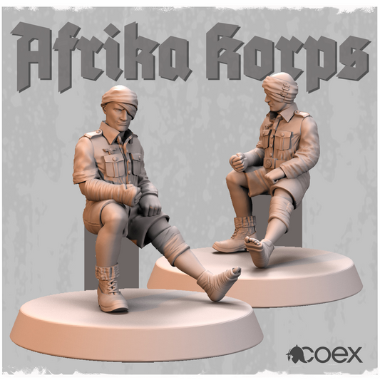 Afrika Korps Wounded Soldier 2 by Idawoj