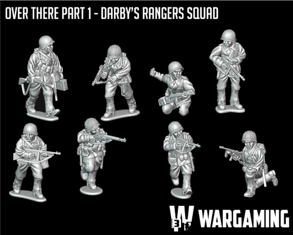 US Army Darby's Ranger Squad by W3 Wargaming Miniatures