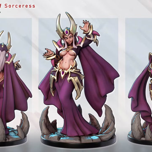 Velthara Nightweave – Dark Elf Sorceress by Gaz Minis