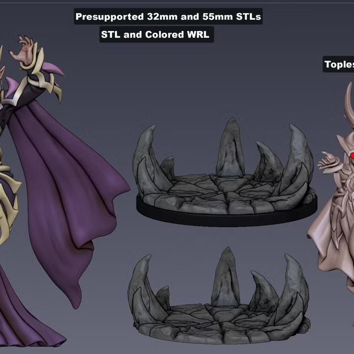 Velthara Nightweave – Dark Elf Sorceress by Gaz Minis