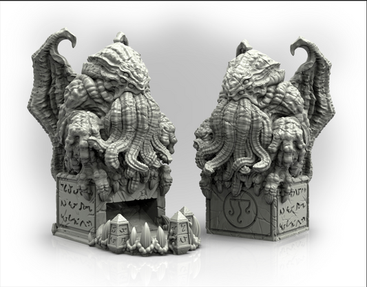 Cthulhu Dice Tower/Statue by Adaevy Creations