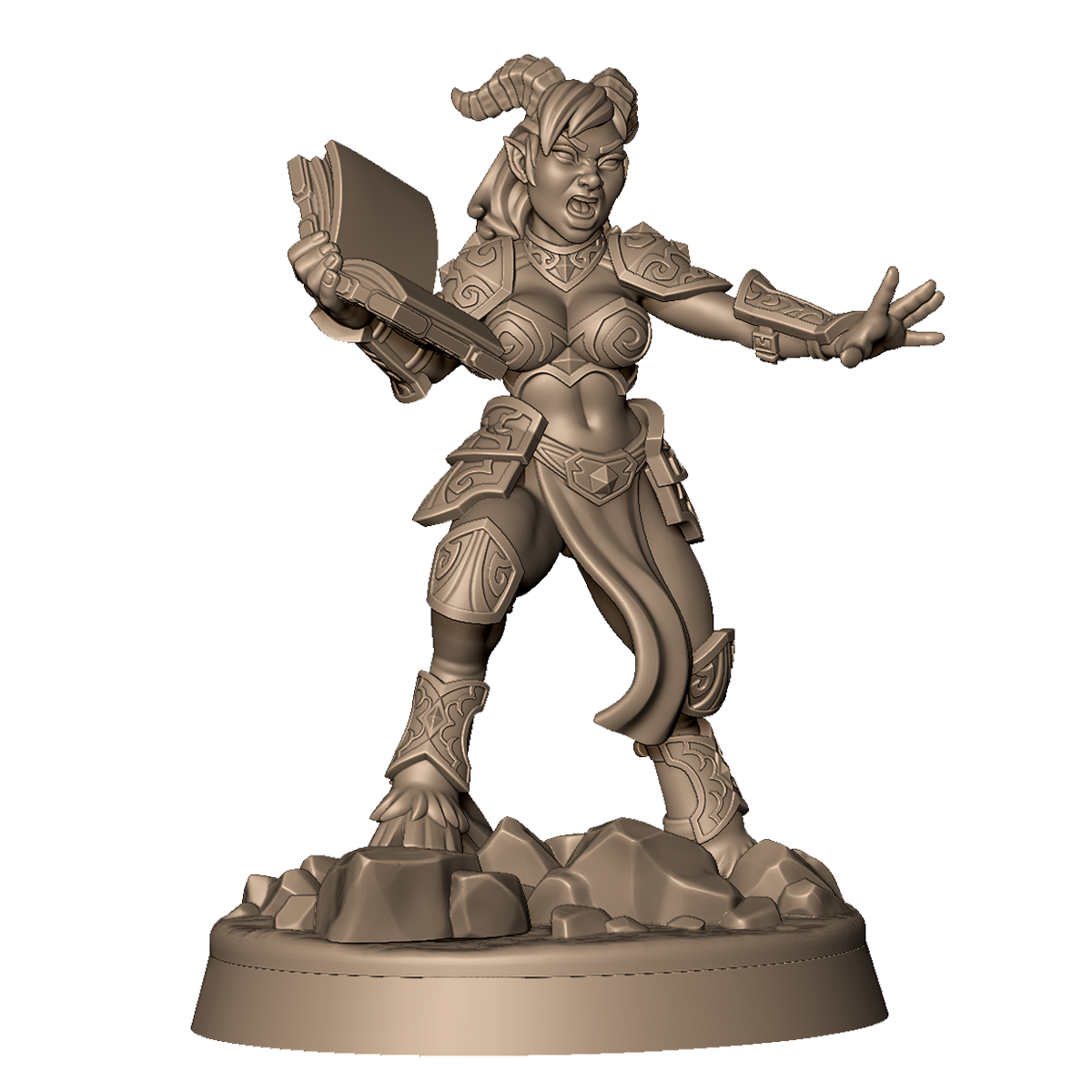 Draneil Priestess by Menagerie Miniature