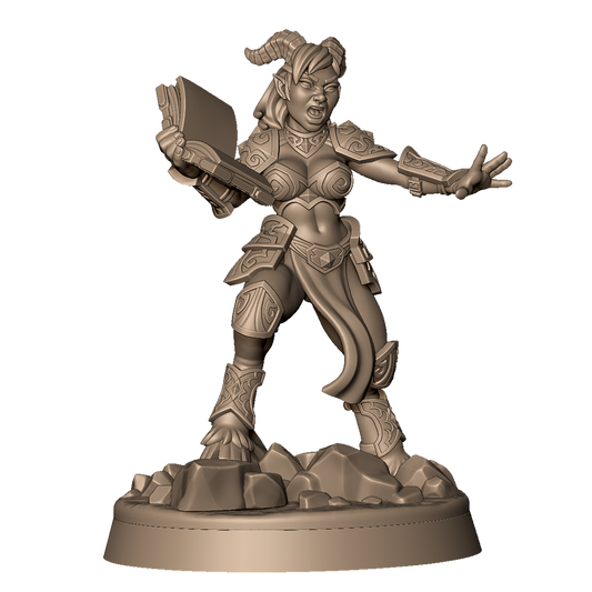 Draneil Priestess by Menagerie Miniature