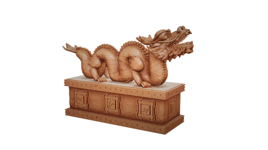 Japanese Dragon Statue by Key Capas