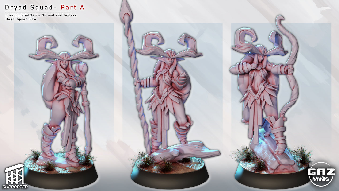 Dryad squad Part A by Gaz Minis