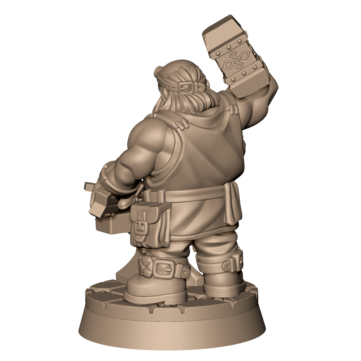 Dwarf Blacksmith by Menagerie Miniature