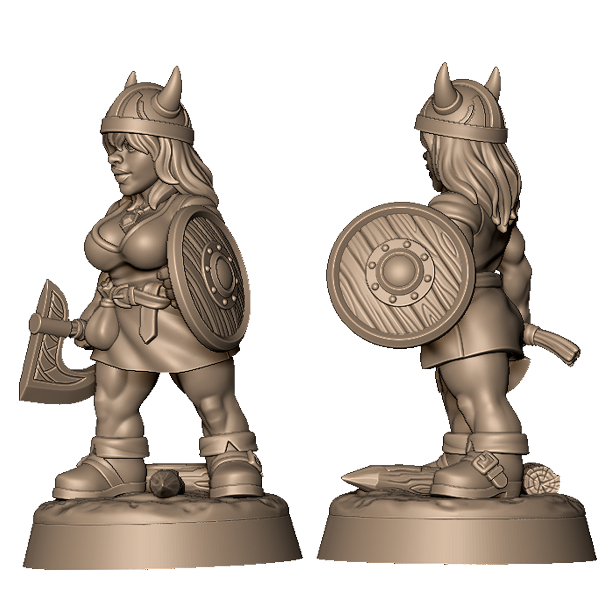 Dwarf Lady by Menagerie Miniature