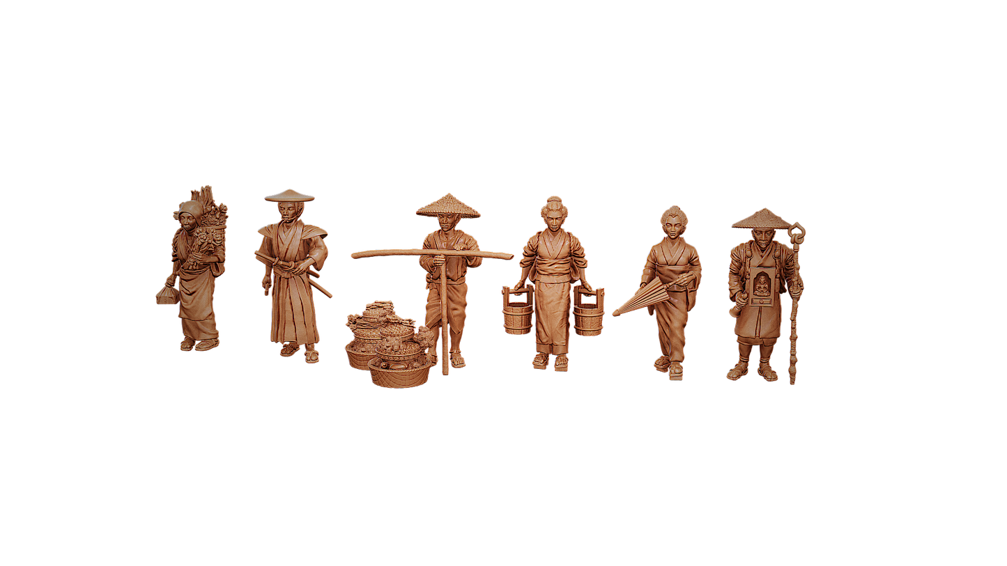 Japanese Villager Set 5801 by Key Capas