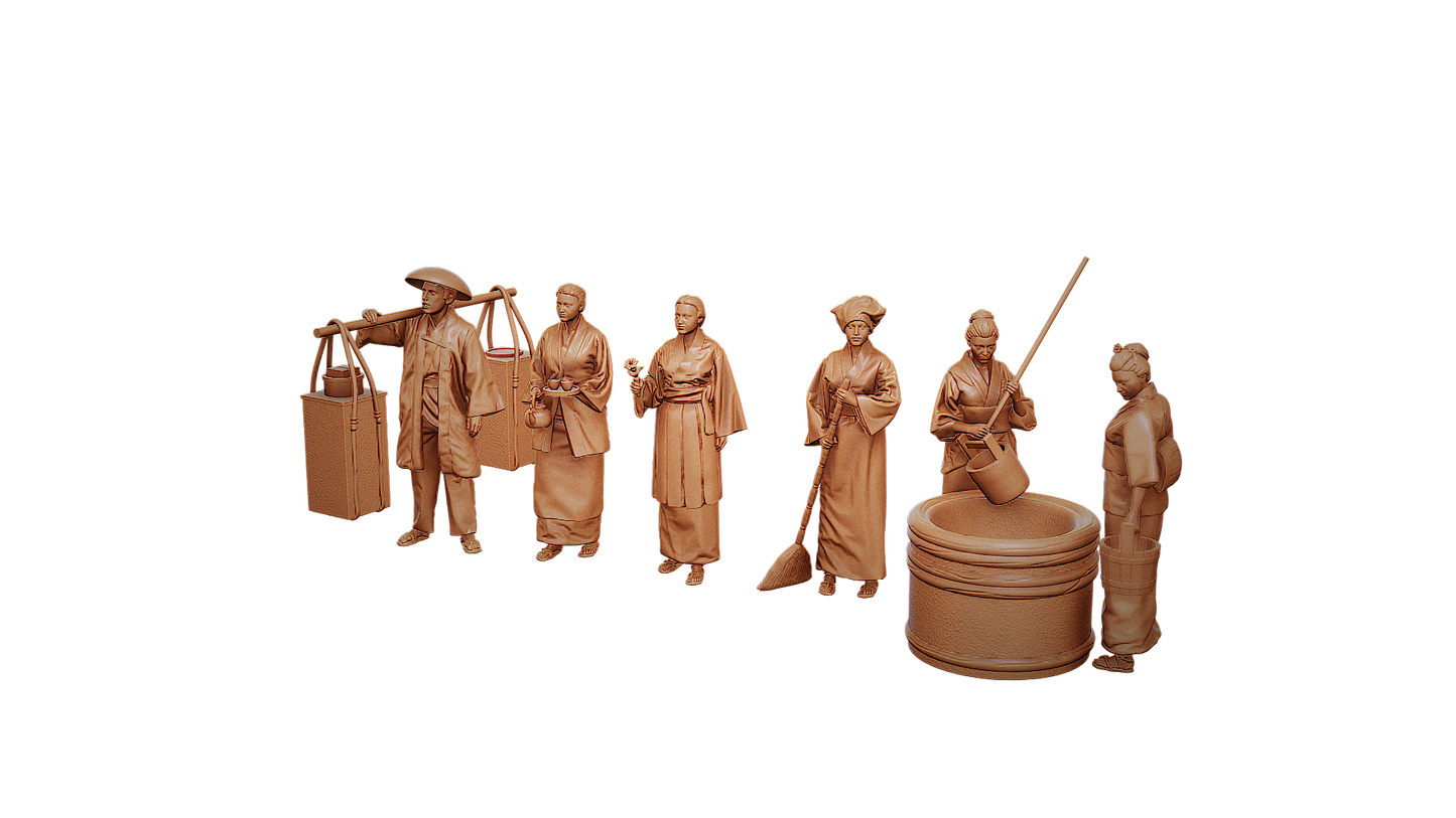 Japanese Villager Set 5804 by Key Capas