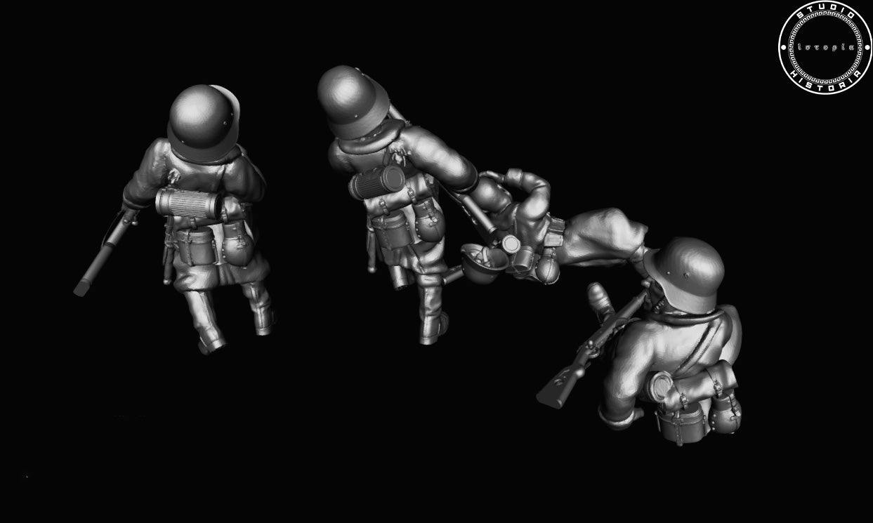 Early War Winter German Casualties by Studio Historia