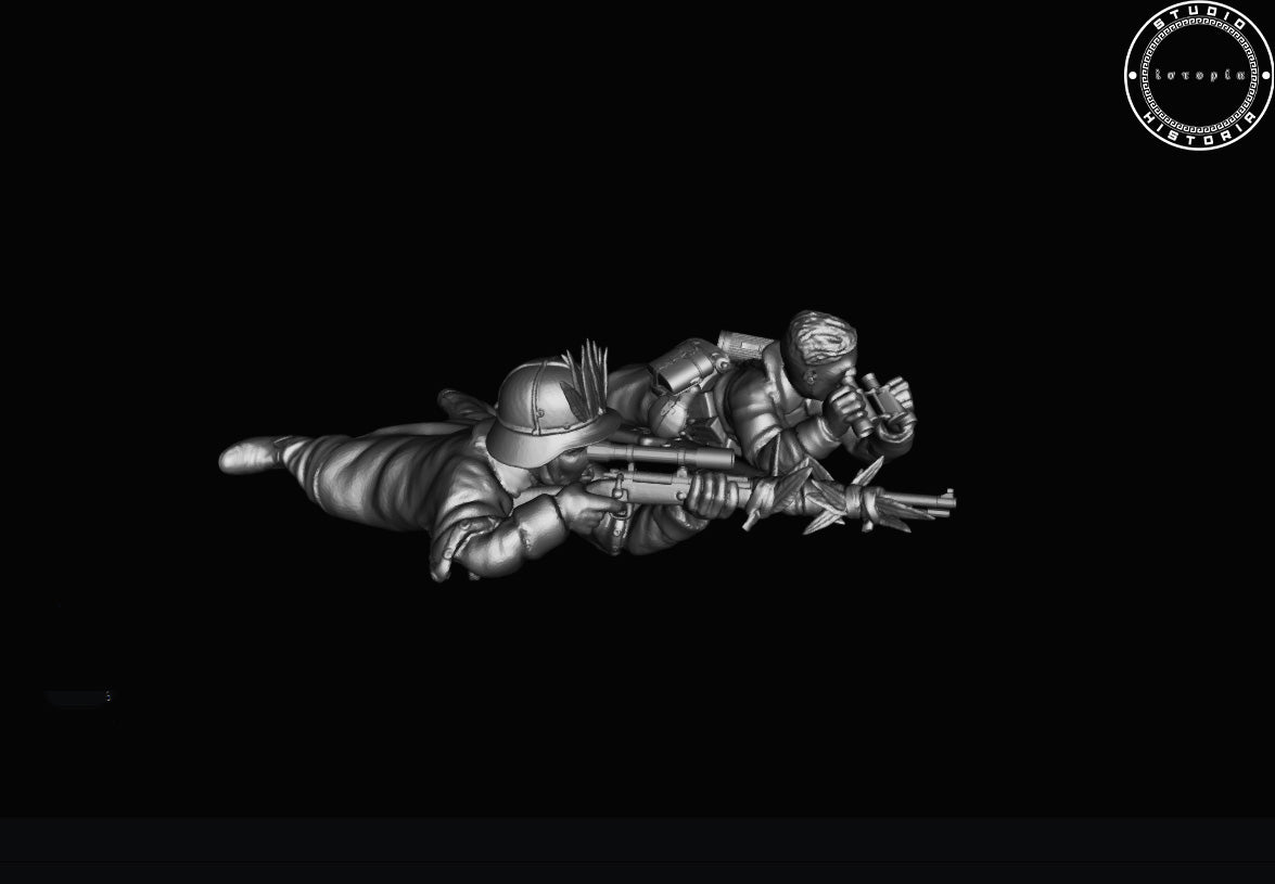 Early War Winter Heer Snipers by Studio Historia