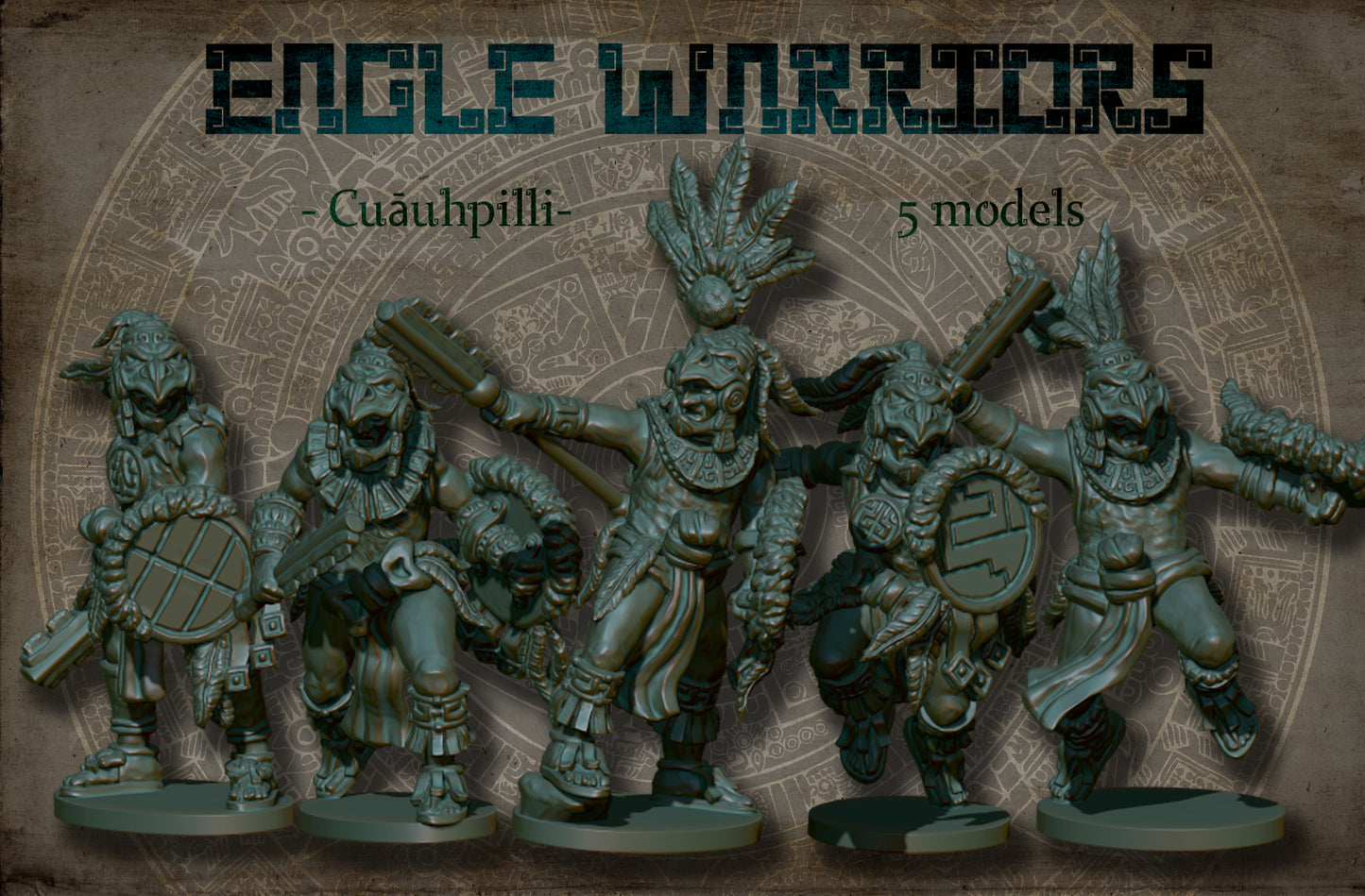 Aztec Cuauhpilli Eagle Warriors.