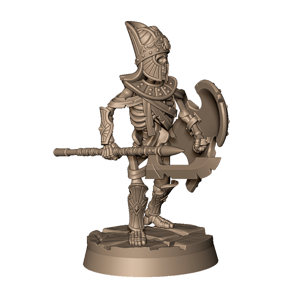 Egyptian Skeleton Soldier 1 by Menagerie Miniature