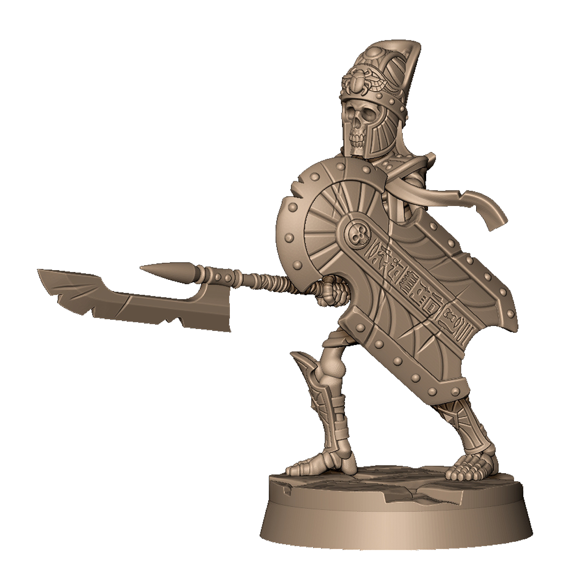 Egyptian Skeleton Soldier 1 by Menagerie Miniature