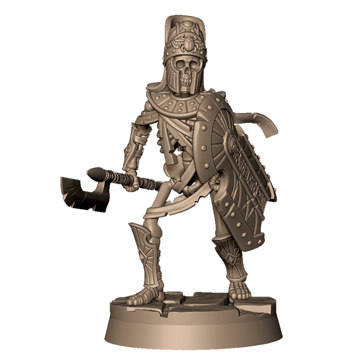 Egyptian Skeleton Soldier 1 by Menagerie Miniature